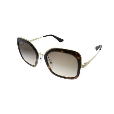 prada 57us|Prada PR 57US 2AU3D0 Havana Plastic Square Sunglasses .